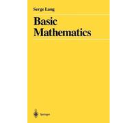 Basic Mathematics by Serge Lang (English) Paperback Book