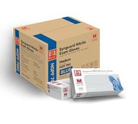 Basic Medical Blue Nitrile Exam Gloves - Latex-Free & Powder-Free - NGPF-7002 (Case of 1,000), Medium