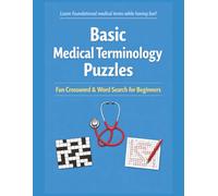 Basic medical terminology puzzle.Fun Crossword and Word Search for Beginners.Learn fundamental medical terms while having fun.: Fun Crossword and Word Search Puzzles for Students (8.5×11)