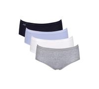 Sloggi MIDI Briefs Knickers Basic+ 4 Pack 95% Cotton Lingerie Mid Rise