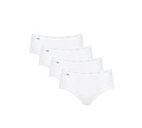 Sloggi Womens Midi Briefs Basic 95% Cotton Soft & Breathable in a Multipack of 4