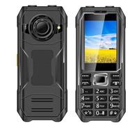 Basic Mobile Phone for Elderly & Kids - 2.4in Screen Senior Cell Phone, Dual SIM, 9 Family Numbers, Big button/Large icons/Torch/SOS Button, MP3, MP4, Camera,Black