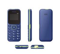 Basic Mobile Phones for The Elderly and Kids, Unlocked Dumb Phones, Cell Phones Without Internet - with Big Buttons, MP3, MP4, Camera, Flashlight, SOS,Blue