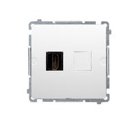 BASIC MODULE WHITE 1X HDMI FEMALE BMGHDMI.01/11