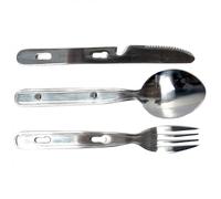 Basic Nature - Biwak Hiking Besteck - Cutlery set grey