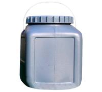 Basic Nature - Eckige Weithalstonne - Water bladder size 30 l, grey