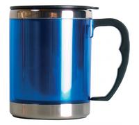 Basic Nature - Edelstahl Thermobecher Mug - Mug size 0,42 l, blue