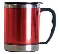 Basic Nature - Edelstahl Thermobecher Mug - Mug size 0,42 l, red