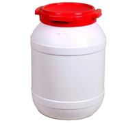 Basic Nature - Round Long-stay Bin - Protective case size 26 l, grey/red