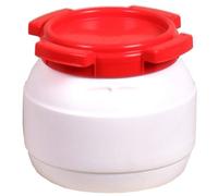 Basic Nature - Round Long-stay Bin - Protective case size 3,6 l, red/grey/white