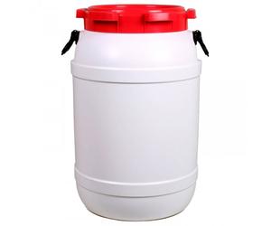 Basic Nature - Round Long-stay Bin - Protective case size 68,5 l, grey/white