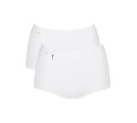 Basic+ Pearl Maxi 2 Pack Briefs White Pearl White 2XL - 18