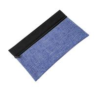 Basic Pencil Case Polyester Pencil Pouches Light Weight Portable Pen Organizers Storage Bag Travel Makeup Bag for Office Writing Tool Storage