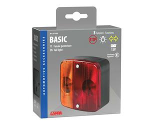 Basic Rear Light 3 Functions 12V Position, Stop, Direction. Bulbs