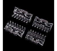 Basic Sense 2.4 Inch Medium Hair Claw Clips for All Hair Types, Strong Hold Durable, 4 Pcs