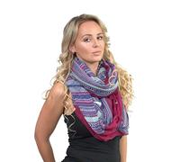 Basic Sense Boho Aztec Snood Scarf Multicoloured Infinity Tube Scarf