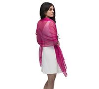 Basic Sense Chiffon Shawls and Wraps for Women, Wedding Guest Evening | 180 x 72 cm / 71 x 28 in semi-sheer chiffon shawl - a light wrap for wedding guests, evening dresses and holidays