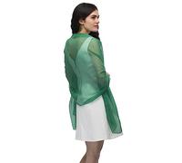 Basic Sense Chiffon Shawls and Wraps for Women, Wedding Guest Evening | 180 x 72 cm / 71 x 28 in semi-sheer chiffon shawl - a light wrap for wedding guests, evening dresses and holidays
