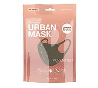 Basic Sense Copper Infused Washable Reusable plain Face Coverings Masks Made in South Korea (Hunter Green)