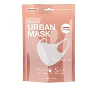 Basic Sense Copper Infused Washable Reusable plain Face Coverings Masks Made in South Korea (Off-White)