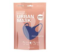 Basic Sense Copper Infused Washable Reusable plain Face Coverings Masks Made in South Korea (Royal Blue)