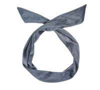 Basic Sense Grey Velvet Headband, Bendy Wire Hair Band for Women | Grey hair accessories - soft velvet headband with a bendable wire core, twist it into a bow, knot or turban shape