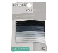 Basic Sense Jumbo Metal Hair Pins Sturdy Strong Bobby Slides Clips For Thick Hairpins for Unisex a pack of 12pcs