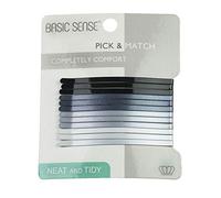 Basic Sense Jumbo Metal Hair Pins Sturdy Strong Bobby Slides Clips For Thick Hairpins for Unisex a pack of 12pcs