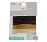 Basic Sense Jumbo Metal Hair Pins Sturdy Strong Bobby Slides Clips For Thick Hairpins for Unisex a pack of 12pcs