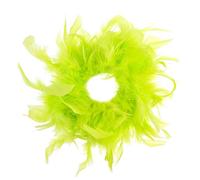 Basic Sense Large Feather Scrunchie, Light Green