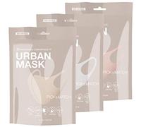 Basic Sense Plain 3D Reusable Washable Mouth Cover Thick Reinforced Fibre Face Urban Masks UK STOCK