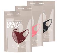 Basic Sense Plain 3D Reusable Washable Mouth Cover Thick Reinforced Fibre Face Urban Masks UK STOCK