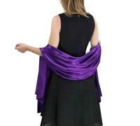 Basic Sense Satin Scarf, Shawls and Wraps for Women Wedding Guest | Large 180 x 70 cm Evening Wrap for Bridesmaid, Prom and Party, Smooth Satin Fabric, Hand Wash, 10 Colours