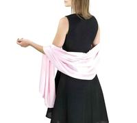 Basic Sense Satin Scarf, Shawls and Wraps for Women Wedding Guest | Large 180 x 70 cm Evening Wrap for Bridesmaid, Prom and Party, Smooth Satin Fabric, Hand Wash, 10 Colours