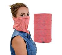Basic Sense Ultra-Stretch Sports Headwear: Cooling, Lightweight & Quick Drying Outdoor UV Resistant for Wind Protection & Multifunctional Use, Medium Orangeb