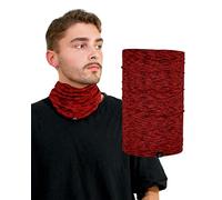 Basic Sense Ultra-Stretch Sports Headwear: Cooling, Lightweight & Quick Drying Outdoor UV Resistant for Wind Protection & Multifunctional Use, Small Red