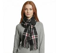 Basic Sense Unisex Heritage Traditions Checked Tartan Scarf, Black