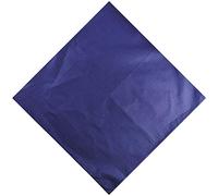 Basic Sense Unisex Men Woman Plain Solid Colour 100% Cotton Bandana Head Neck Wrist Handwrap, Wristband, Scarf, 55 x 55cm (22” x 22”) (Navy)