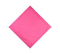 Basic Sense Unisex Men Woman Plain Solid Colour 100% Cotton Bandana Head Neck Wrist Handwrap, Wristband, Scarf, 55 x 55cm (22” x 22”) (Fuchsia)