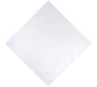 Basic Sense Unisex Men Woman Plain Solid Colour 100% Cotton Bandana Head Neck Wrist Handwrap, Wristband, Scarf, 55 x 55cm (22” x 22”) (White)