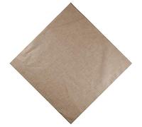 Basic Sense Unisex Men Woman Plain Solid Colour 100% Cotton Bandana Head Neck Wrist Handwrap, Wristband, Scarf, 55 x 55cm (22” x 22”) (Beige)