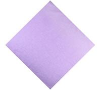 Basic Sense Unisex Men Woman Plain Solid Colour 100% Cotton Bandana Head Neck Wrist Handwrap, Wristband, Scarf, 55 x 55cm (22” x 22”) (Lilac)