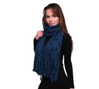 Basic Sense Womens Scarf, Chunky Knitted Winter Scarves with Bobbles | Raised bobble texture with a loose drape. 180 x 25cm / 71 x 10in, dry clean only to hold the texture