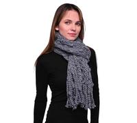 Basic Sense Womens Scarf, Chunky Knitted Winter Scarves with Bobbles | Raised bobble texture with a loose drape. 180 x 25cm / 71 x 10in, dry clean only to hold the texture