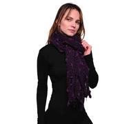 Basic Sense Womens Scarf, Chunky Knitted Winter Scarves with Bobbles | Raised bobble texture with a loose drape. 180 x 25cm / 71 x 10in, dry clean only to hold the texture