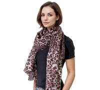 Basic Sense Womens Scarf in Leopard Animal Print Ombre & Dip Dye Designs