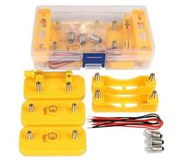 Basic Series & Parallel Circuit Experiment Kit, Lighting Bulb Set, Multi-Functional Physics Box With Full Accessories