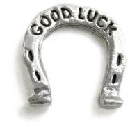 Basic Spirit Horseshoe/Good Luck Pocket Token (Coin) * Handcrafted Pewter CN-74 by Basic Spirit