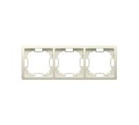 Simon Basic Standard 3-Gang Universal Frame Beige BMR3/12
