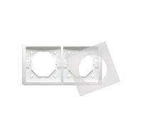 BASIC STANDARD WHITE FRAME 2X IP44 WITH SEAL BMR2B/11